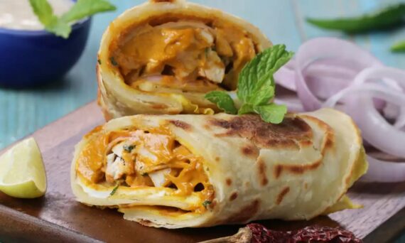 Paneer mayo roll
