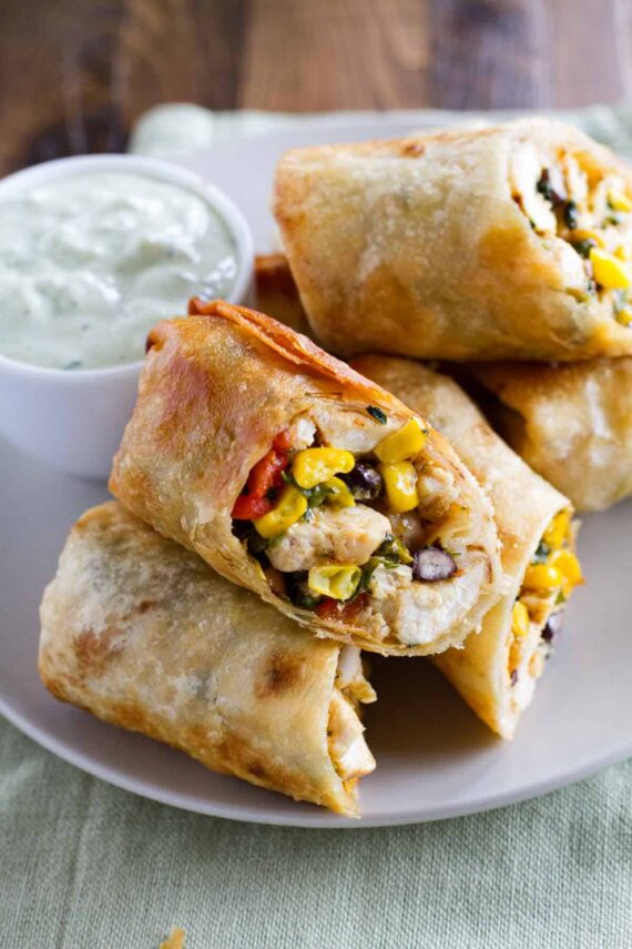 Egg corn roll