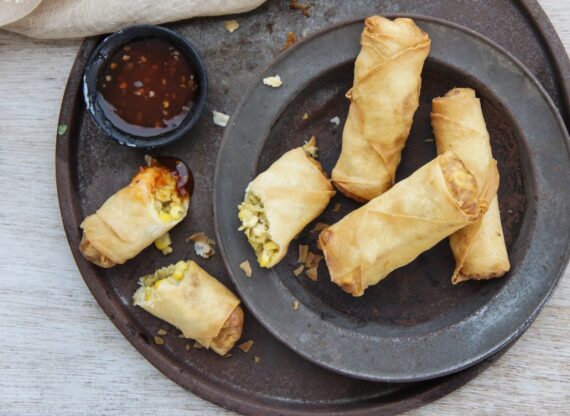 Chicken corn roll