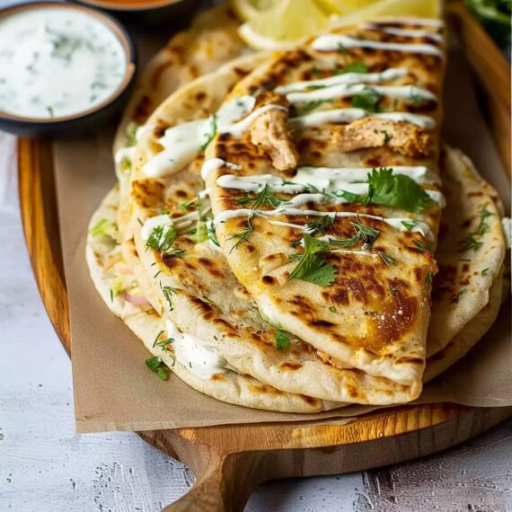 Mazzedar chicken paratha